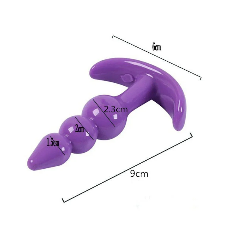 Вибратор для точки G Анальная пробка секс-игрушки мужчин силиконовая анальный