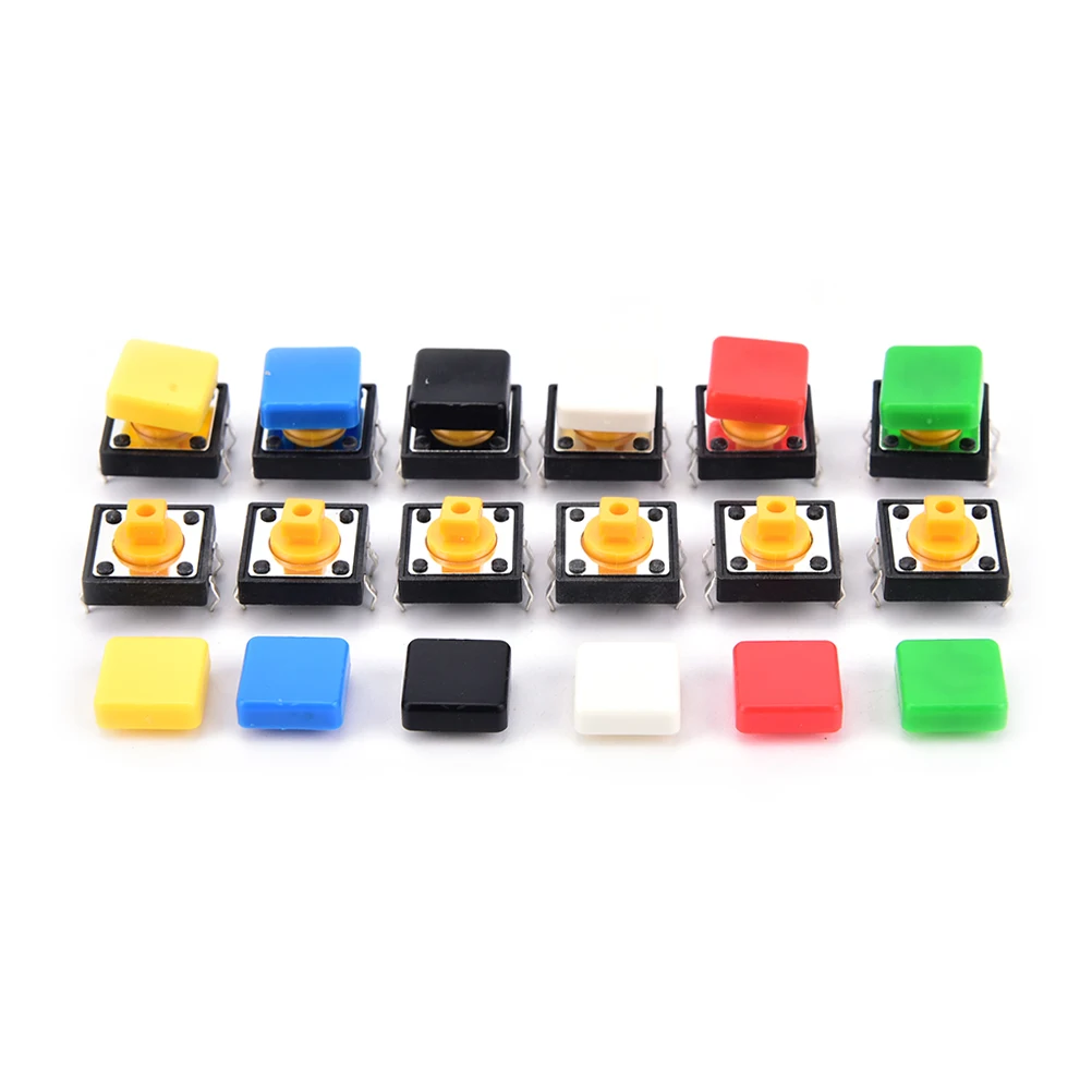 ZLinKJ 20 шт. Тактильные Кнопочный переключатель Мгновенный Микро кнопка + такт