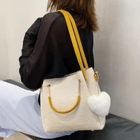 luxury designer tote bag handbags for women 2021 crocodile pattern pu leather small shoulder crossbody bag female top handle bag