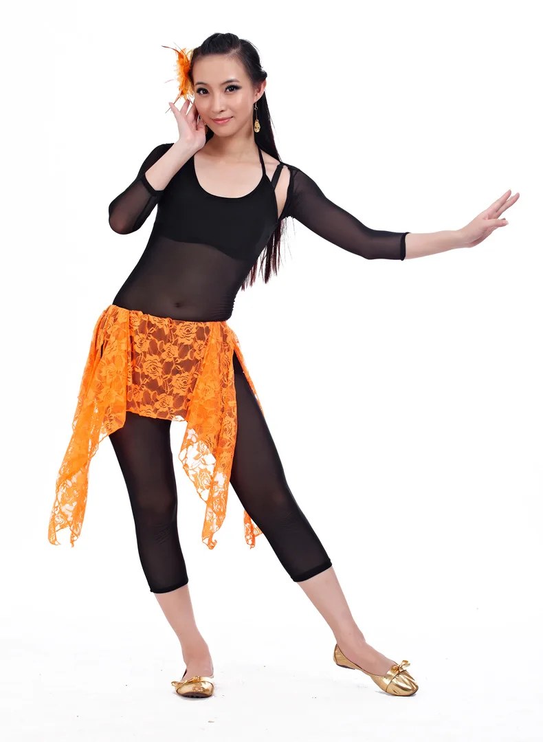 Женский костюм для танца живота кружевной набедренный шарф с цепочкой на талию