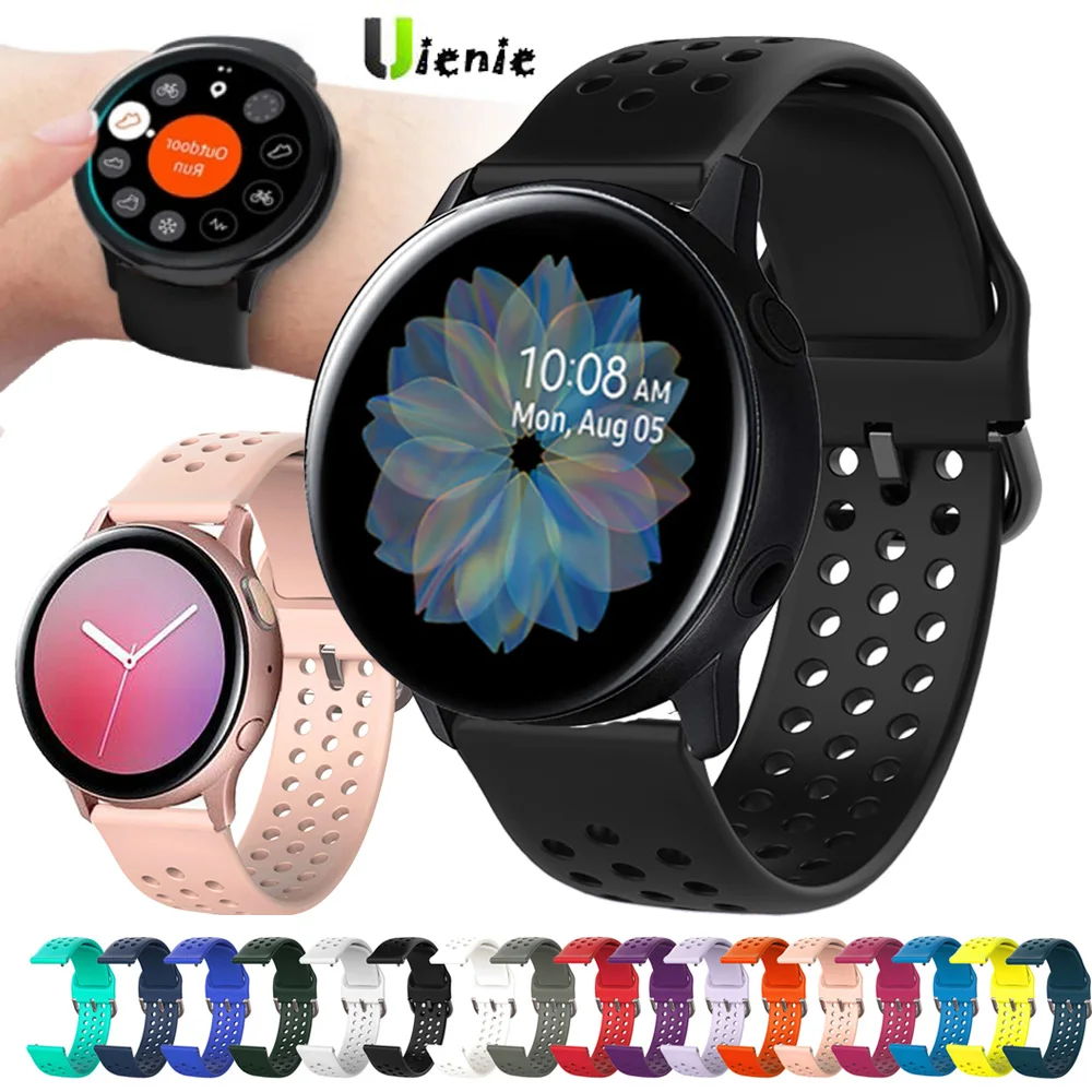 Силиконовый ремешок для наручных часов Active2 сменный спортивный браслет galaxy Watch