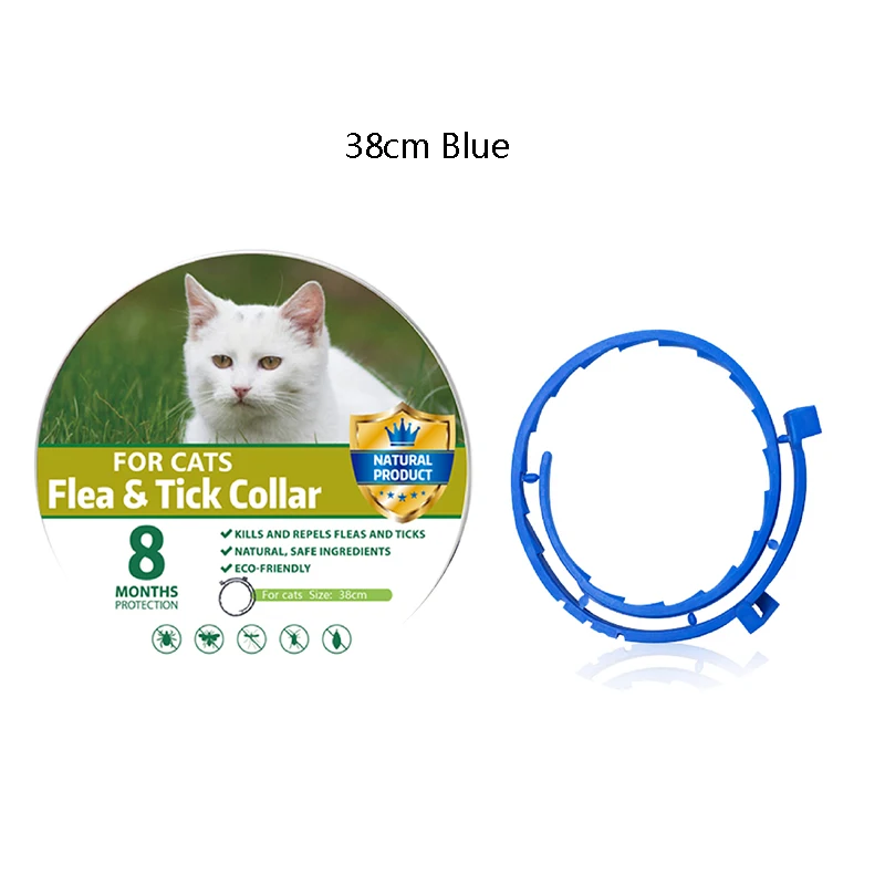

Dog Collar Anti Flea Cat Collar 8 Months Protection Pet Collar Anti Ticks Insect Mosquitoes Pet Accessories Dog Leash