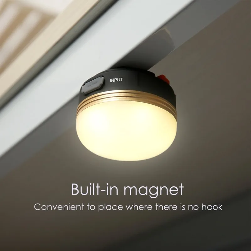 3 mode usb charging camping lights 5 led outdoor tents emergency flashlight for mobile phone charging magnet portable lantern free global shipping