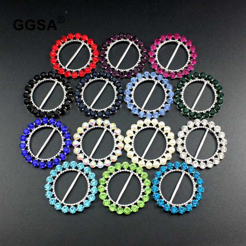 Круглые хрустальные кольца 50 мм самодельные ободки для свадебного купальника