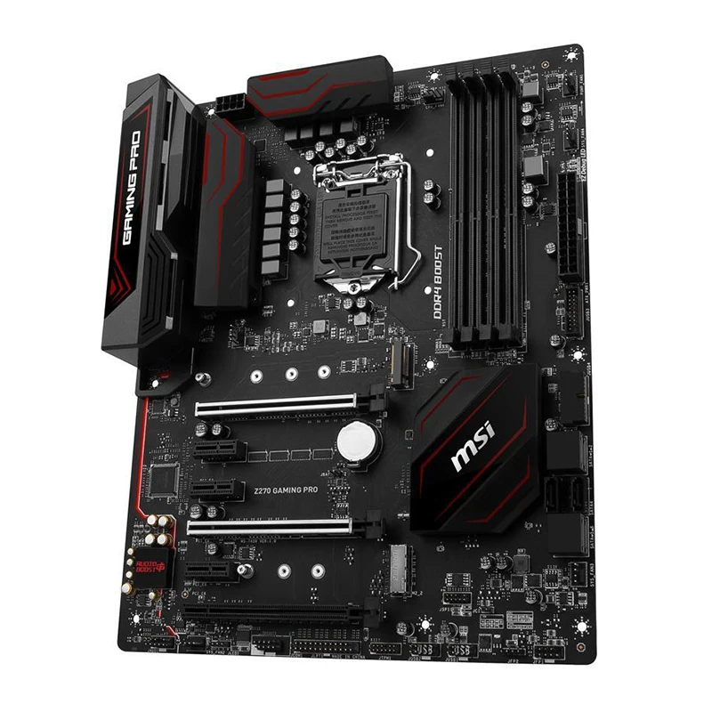 Материнская плата для MSI Z270 GAMING PRO LGA 1151 Intel DDR4 USB3.1 HDMI DVI 64 Гб используется