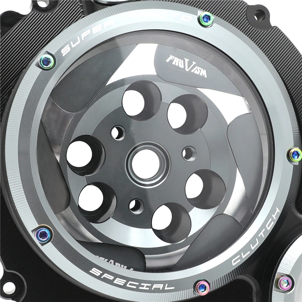 Крышка сцепления мотоцикла с прокладкой для Suzuki 2006-2020 GSXR 600/750 2019 голубой