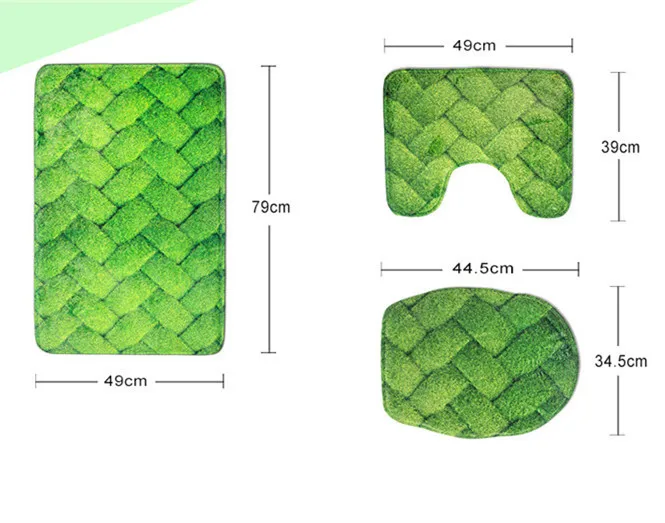 Накладка на сиденье унитаза 3 шт./компл. для домашнего декора | Дом и сад