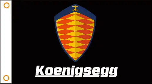 

Автомобильный флаг Koenigsegg, баннер 3 фута x 5 футов, 100% полиэстер