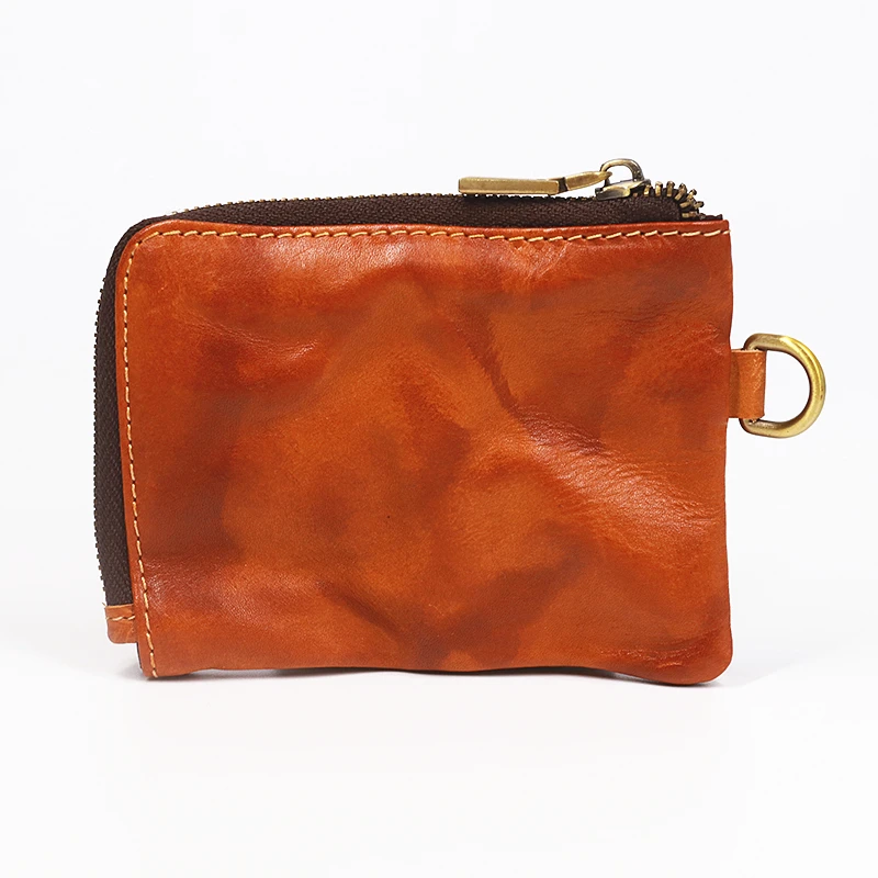 Кошелек из 2020 натуральной кожи для мужчин и женщин винтажный короткий маленький