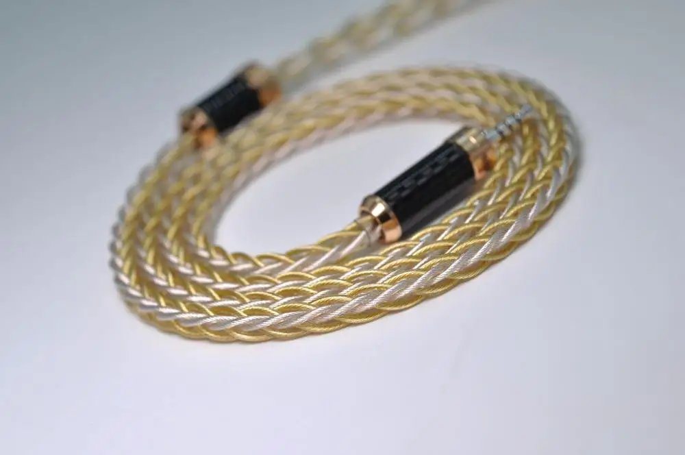 Позолоченный палладий + посеребренный обновленный кабель для гарнитуры OCC 0 78 мм