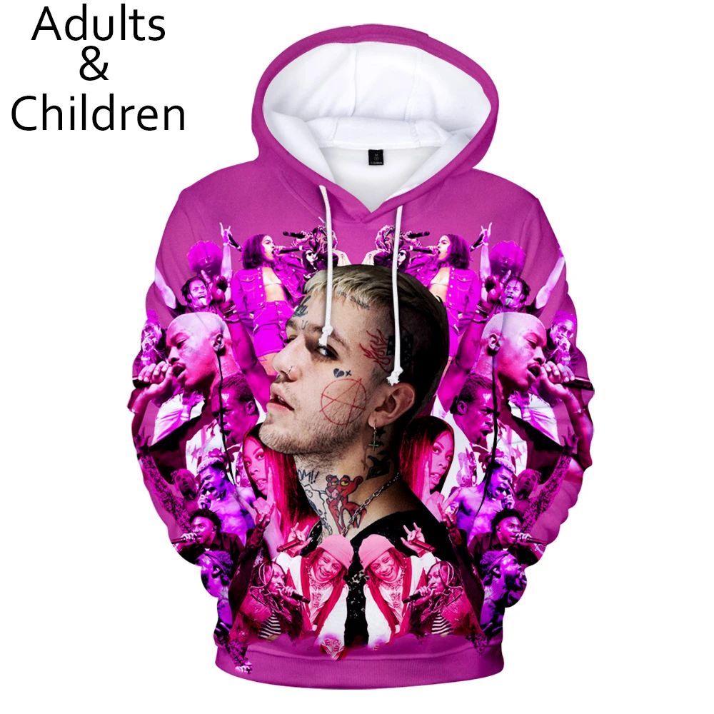 

2021 3D print lil peep Hoodie casual Boys Girls red Pullovers Hoodies Sweatshirts Men Women Harajuku Autumn Kids Hooded