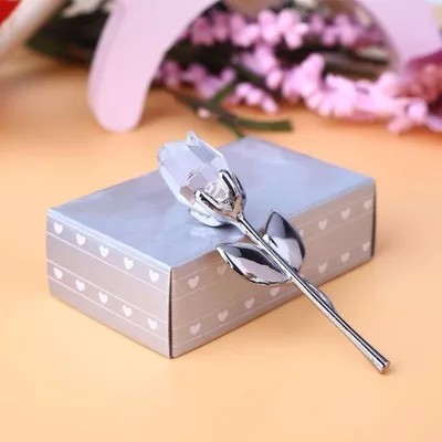 100 шт. прозрачные Искусственные цветы розы|Сувениры для вечеринок| |