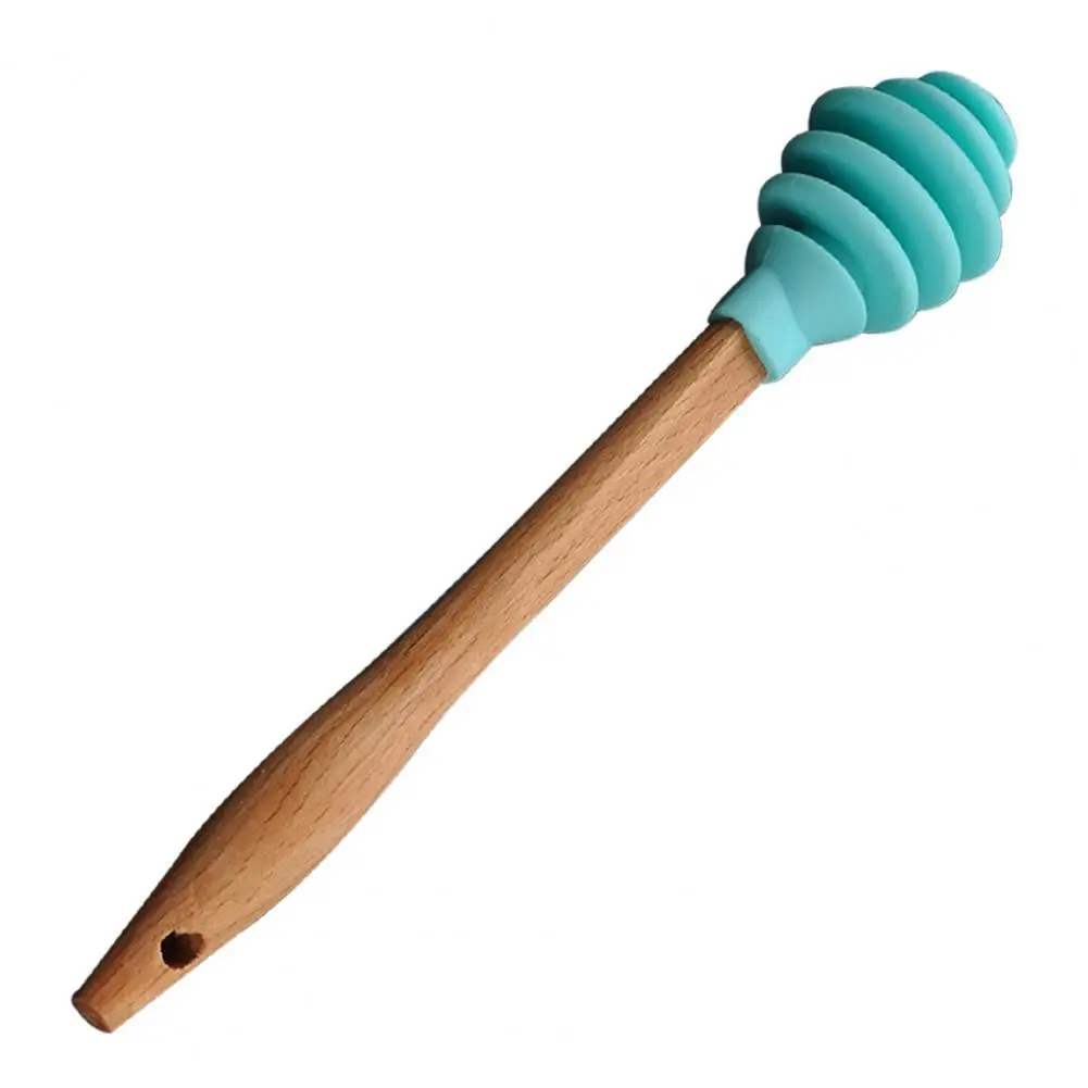 

Office Honey Splash Bar Long Handle Non-stick Silicone Viscous Substance Honey Dipper Stick Dessert Tools