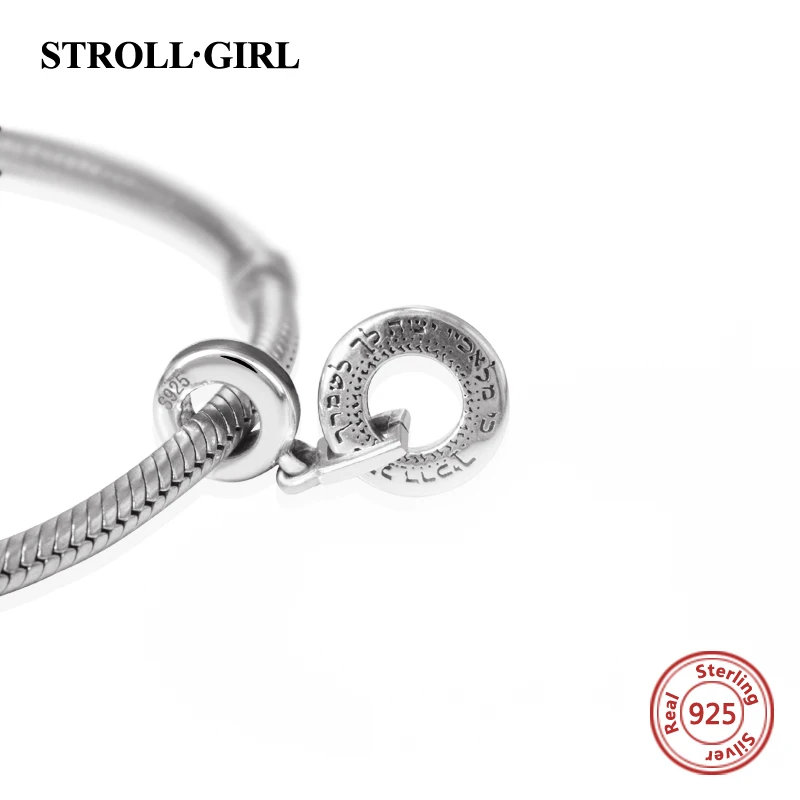 100% Серебро 925 пробы еврейские религиозные бусины в виде книги псалмов подвеска