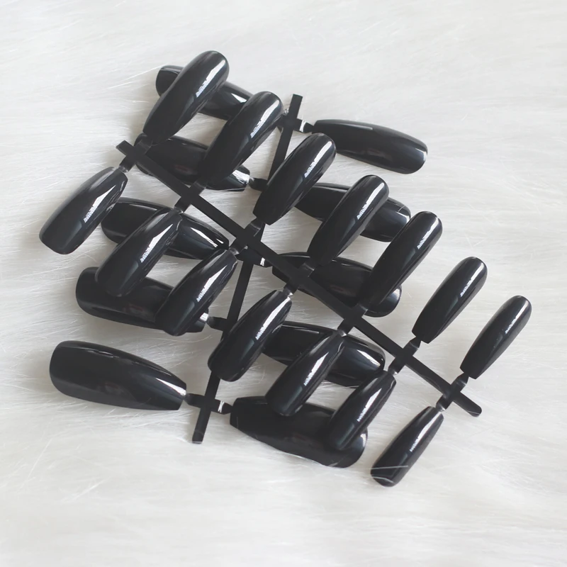 24 шт. Новые Популярные сверхдлинные гвозди карамельного цвета