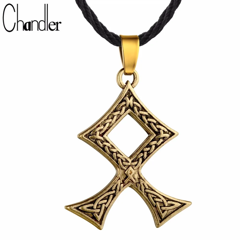 Кулон с геометрическим узелком Chandler крест ожерелье амулет в скандинавском стиле