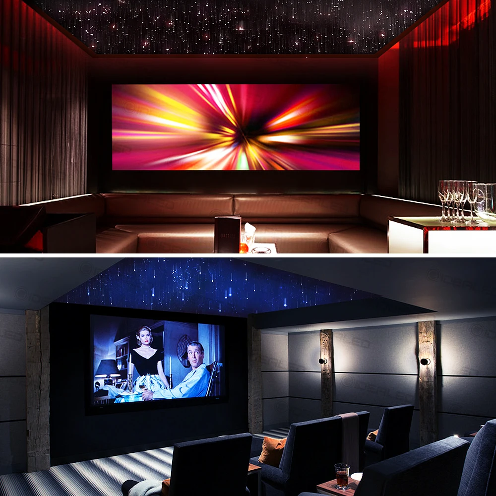 Smart APP control Optic Fiber Lights RGBW Starry Sky Effect Ceiling Light 2-5m Optical Cable available Car Decoration | Лампы и