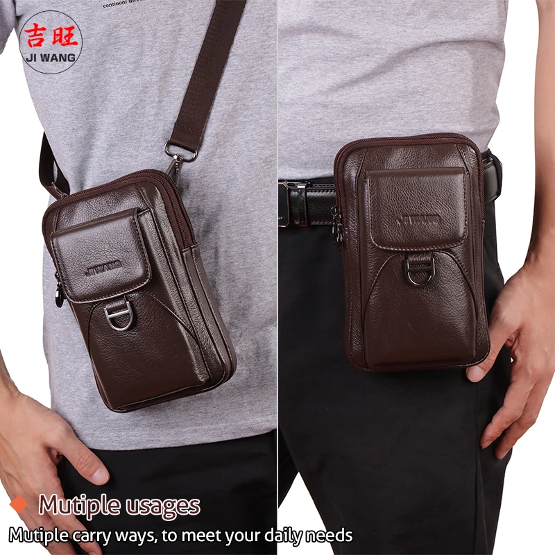 Маленькие Мужские сумки-мессенджеры роскошная мужская сумка из натуральной кожи