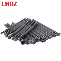 lmdz 20 pcs leather stamping tools different shape saddle making stamp punch set stamp carving leather craft stamp tools