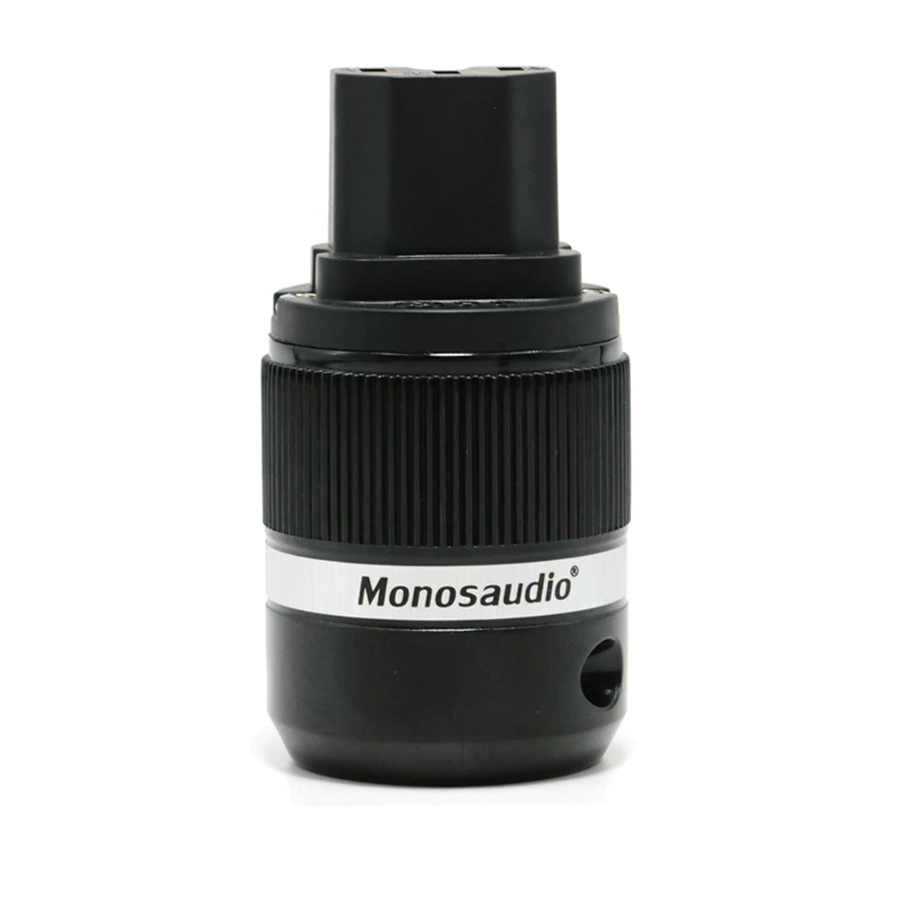 Высококлассная европейская вилка для электропитания Monosaudio E100G/F100G из чистой меди