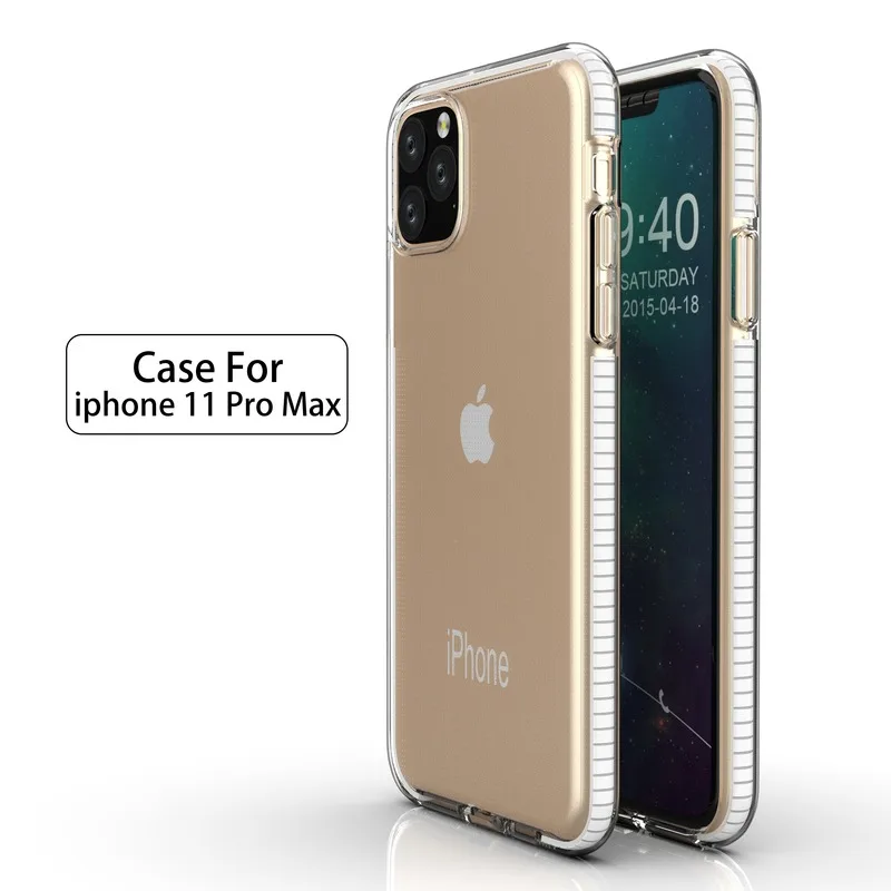 

Transparent Case for IPhone 12 12 Pro 12 Mini 11 11Pro Max XS XR X 6 7 8 6s Plus SE Thin Soft TPU Silicone Lens Protective Cover