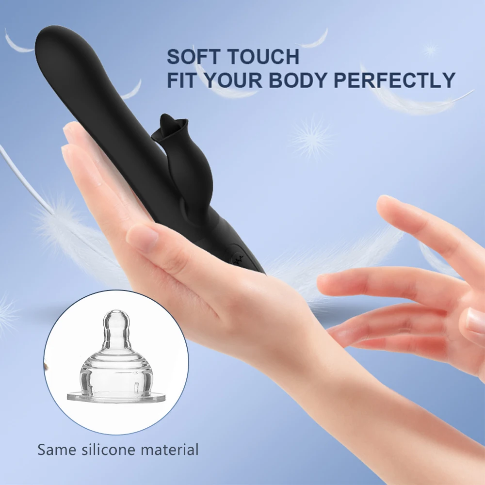 Вибратор-кролик для женщин фаллоимитатор стимуляции вагины клитора точки G
