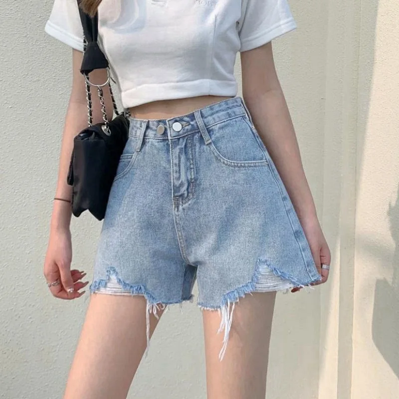 

High waist jeans women's summer thin fashion trend 2021 new women's pants trendy brand straight loose