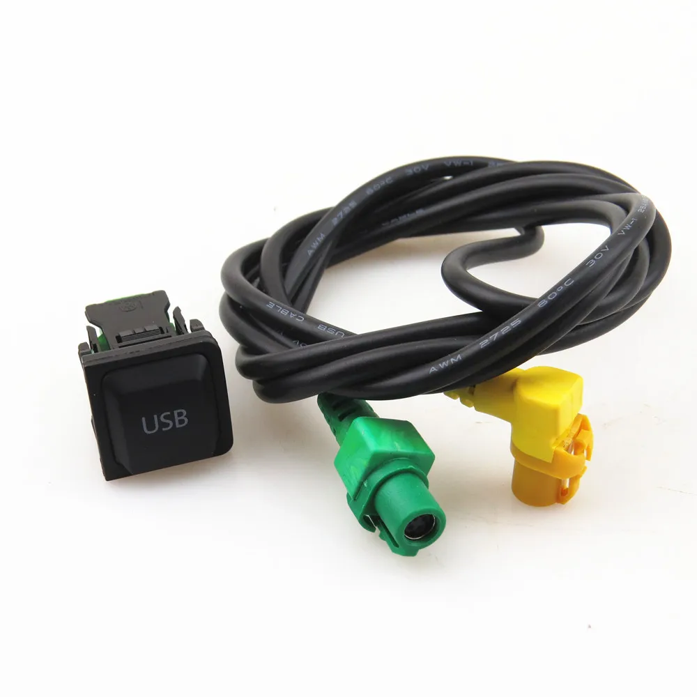 USB коннектор 5KD 035 726A 726 A для VW Golf MK6 кролик Сирокко 5KD035726A|Переключатели и рычаги