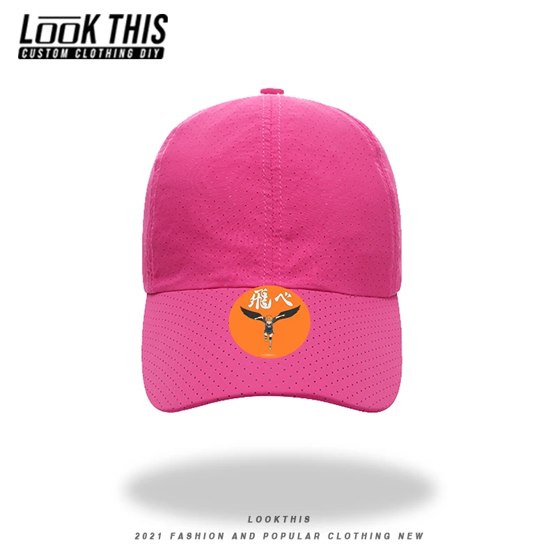 

Haikyu Women's Baseball Cap Hip Hop 5 Colors Hats Summer 2021 Adjustable Breathable Mesh Sun Caps for Men Unisex Beach Street