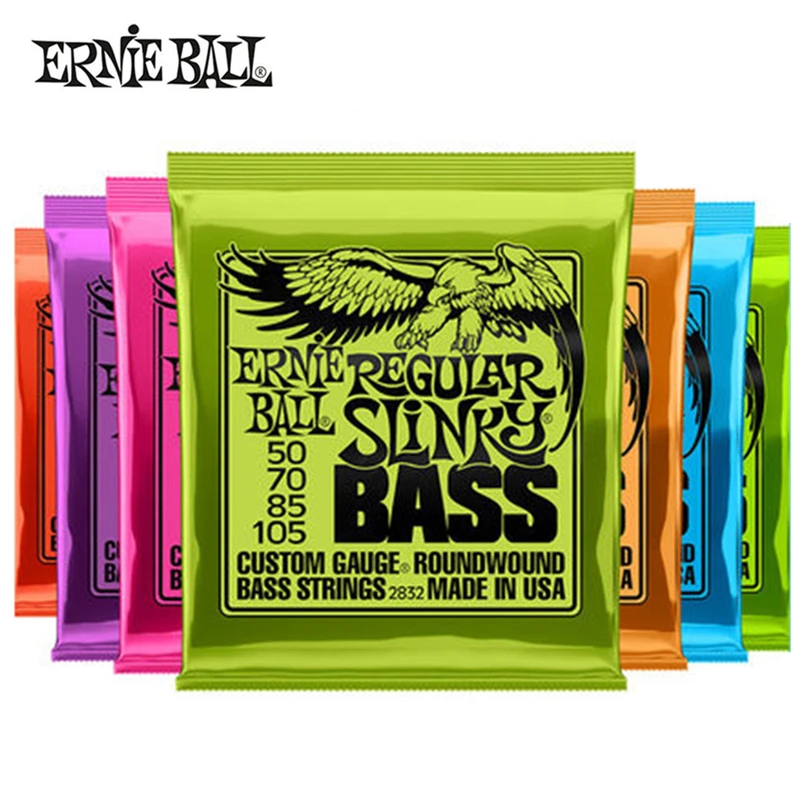 

Ernie Ball Bass Strings Hybrid Slinky Nickel-plated Rust-proof 5 4 Bass Strings 2836/2834/2835/2832 Musical Instruments