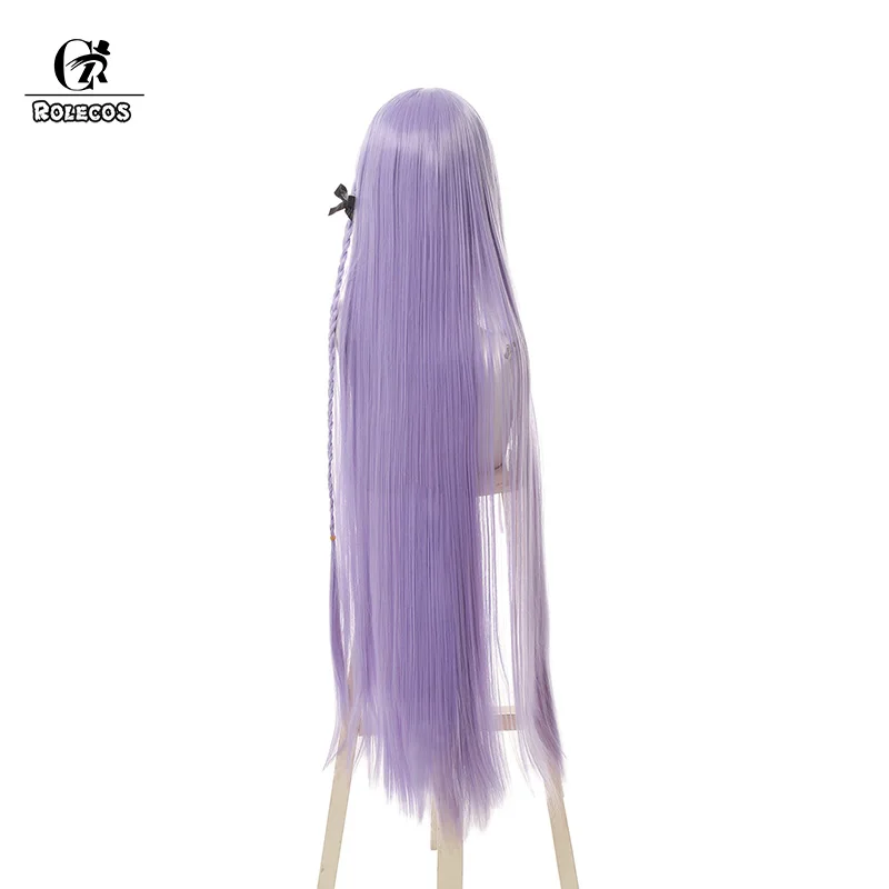 ROLECOS игры Danganronpa Косплэй волос Kirigiri Киоко Для женщин для косплея данганронпа