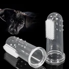 1 шт., Силиконовая зубная щётка для собак
