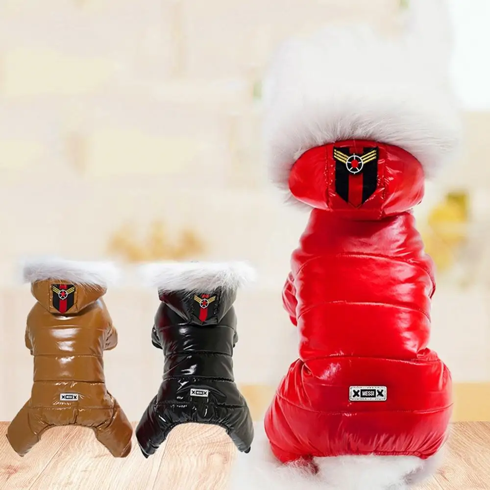 Водонепроницаемый теплый зимний комбинезон для собак чихуахуа йоркширского