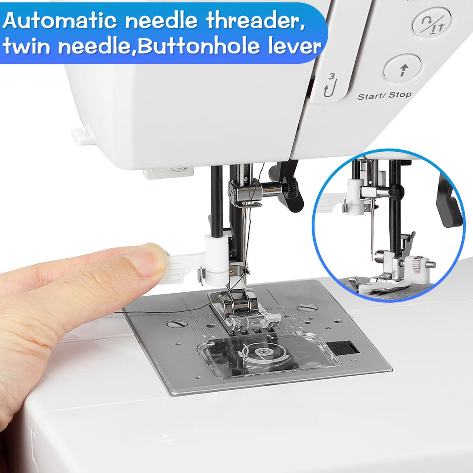 Utes 2685a profesional máquina de coser con 200 grabados computernähmaschine freiarm 
