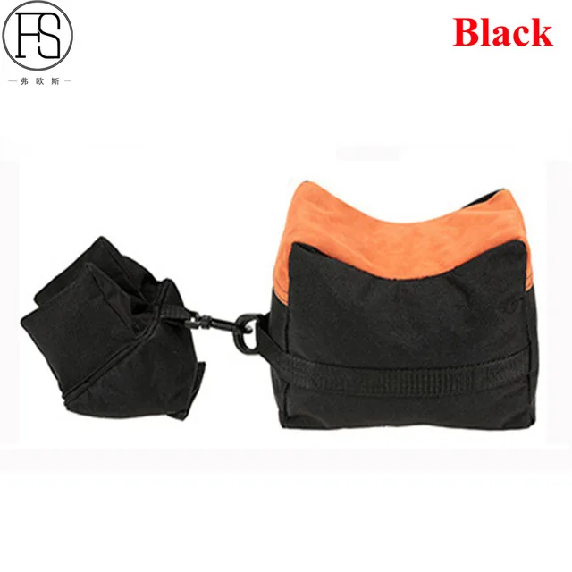 Black 600D тактическая охотничья Экипировка, аксессуары для оружия, передняя и задняя цель для винтовки, винтовка, пистолет, сумка, подставка, набор, военная скамейка, сумка для стрельбы - Цвет: Black