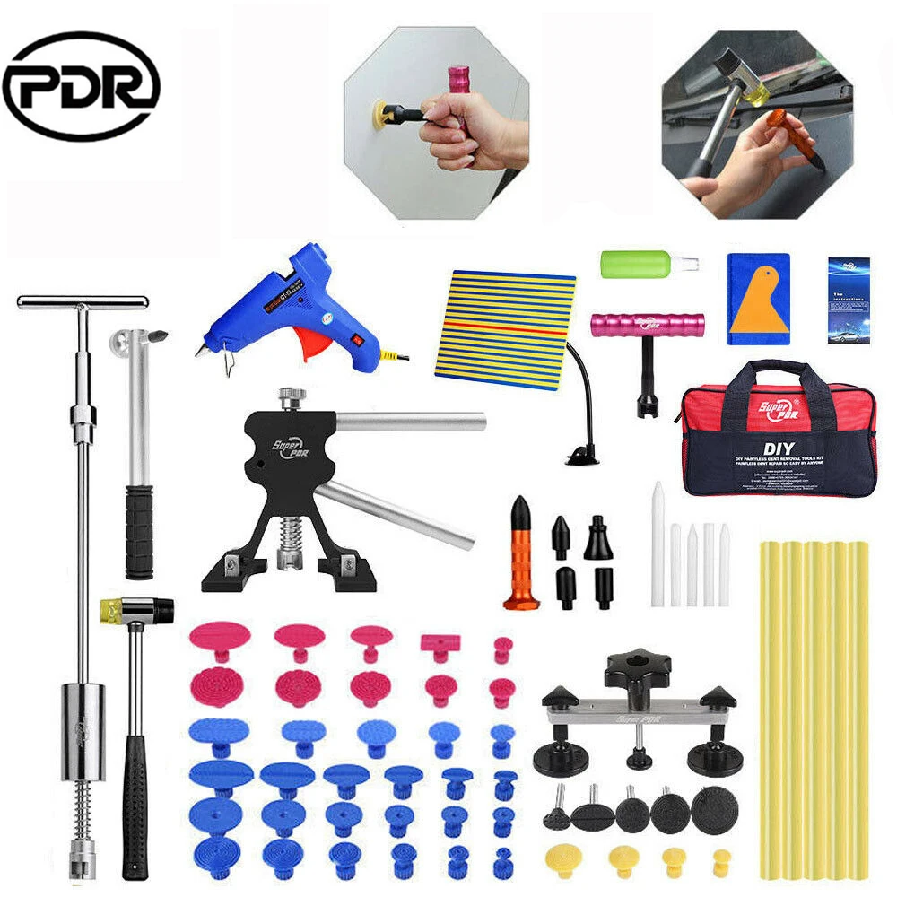 

PDR Car Paintless Dent Remover Tools Line Board Pulling Bridge Rubber Hammer Car Dent Repair Tools Dent Damage Repair Tools