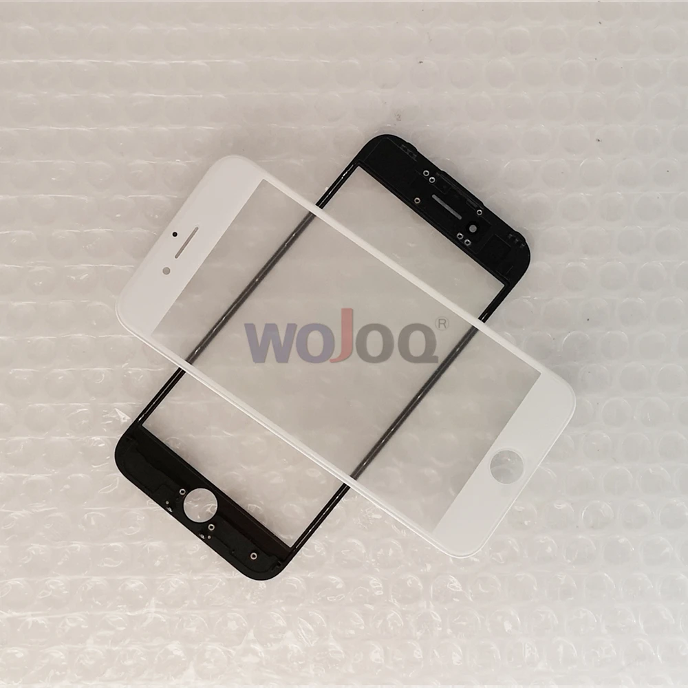 AAA Качество переднее внешнее стекло для iphone 7 8 6 6s Plus ЖК Сенсорное с рамкой + OCA