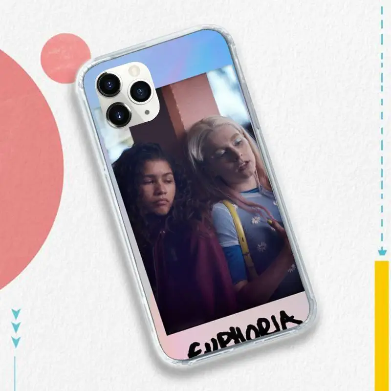 

American TV Series Euphoria Phone Case for iPhone 11 12 pro XS MAX 8 7 6 6S Plus X 5S SE 2020 XR