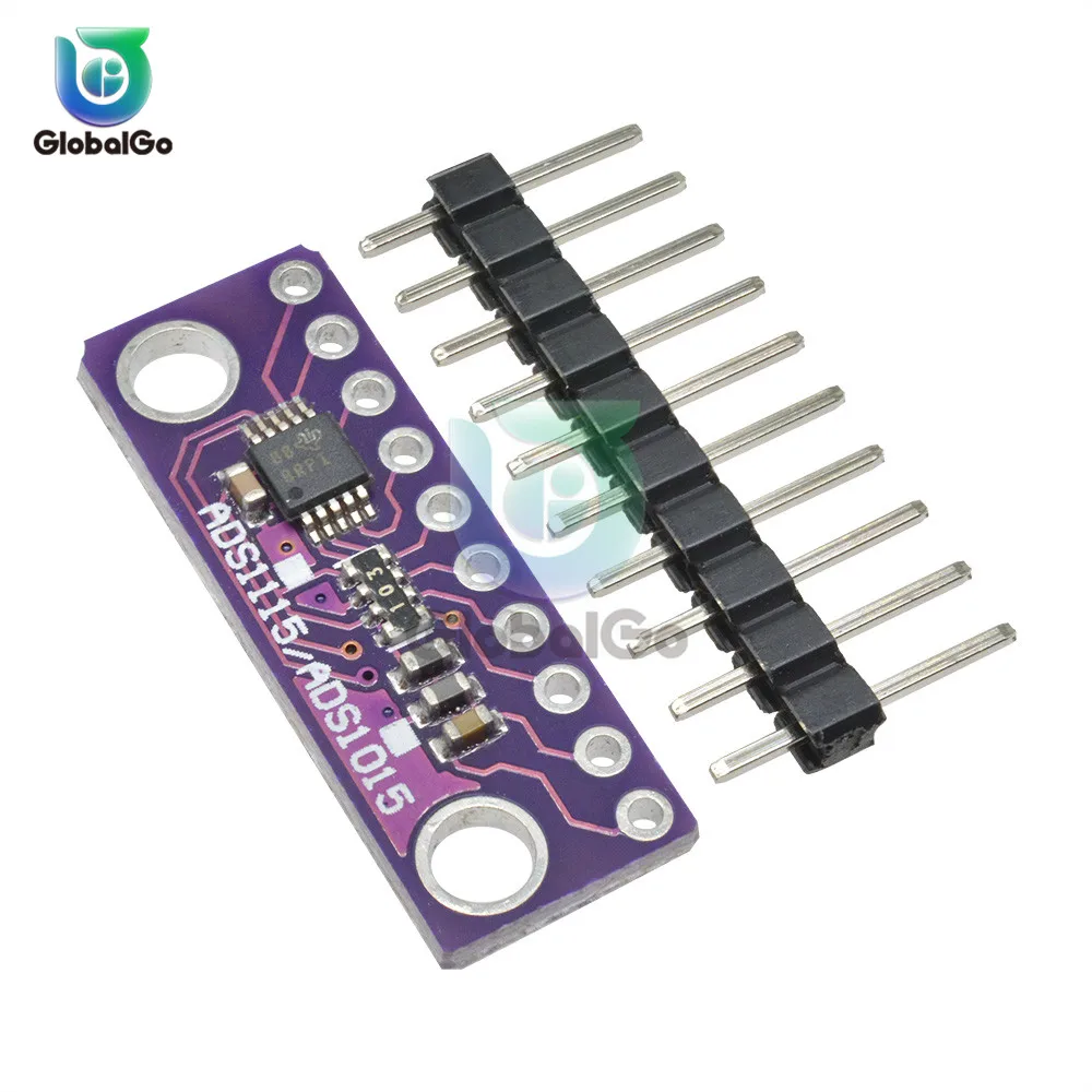 I2C ADS1015 16 бит АЦП модуль с программируемый усилитель 2V to 5V аналого-цифрового