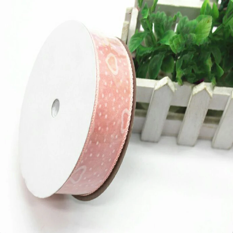 25mm38mm20yards love пряжа Корейская прозрачная Снежная Подарочная посылка лента ручные