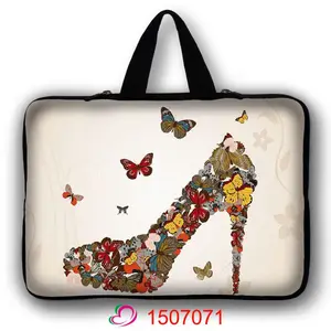 flower shoes laptop handbag sleeve ultrabook notebook 13 14 15 6 inch carrying case for macbook air pro asus acer lenovo dell free global shipping