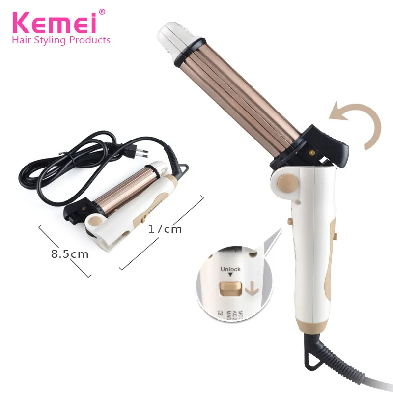 

Mini Carrying Foldable Hair Straightener Curly Hair Milk Hot