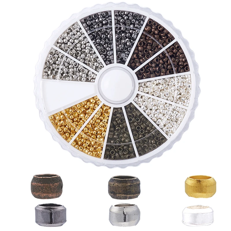 1 контейнер под элемент питания 2 мм Обжимные бусины концевые фиксаторы уход за