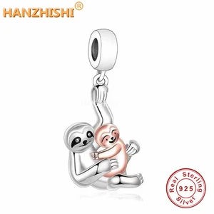 2021 Winter Collection Real 925 Sterling Silver Lovely Animal Dangle Charms Beads Fit Original Brand