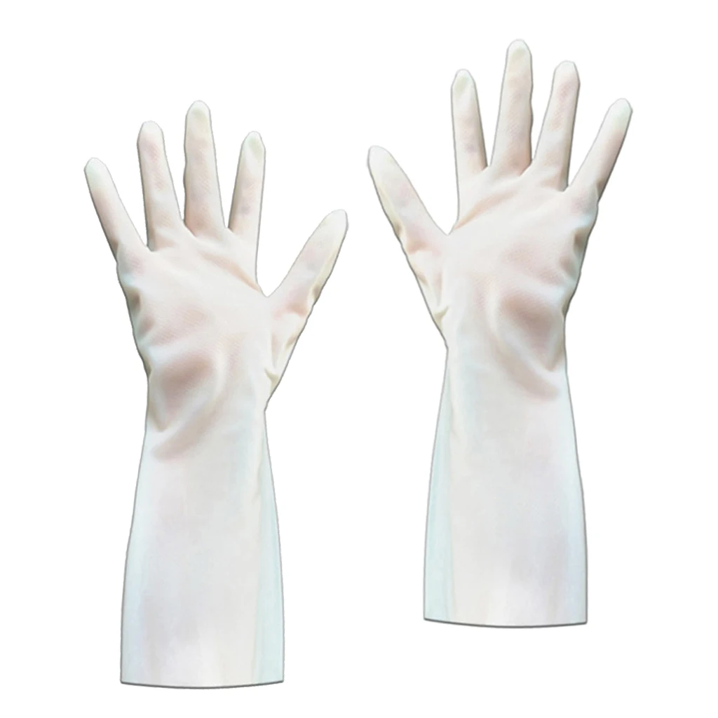 

1 Pair of Rubber Gloves Hands Protector for Kitchen Cleaning Dishwashing