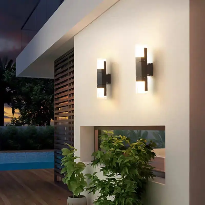 10W 20W double LED Outdoor Wall Lamps IP67 Waterproof Wall Lamp Indoor LED Stair Light Corridor Lighitng bedside wall lights