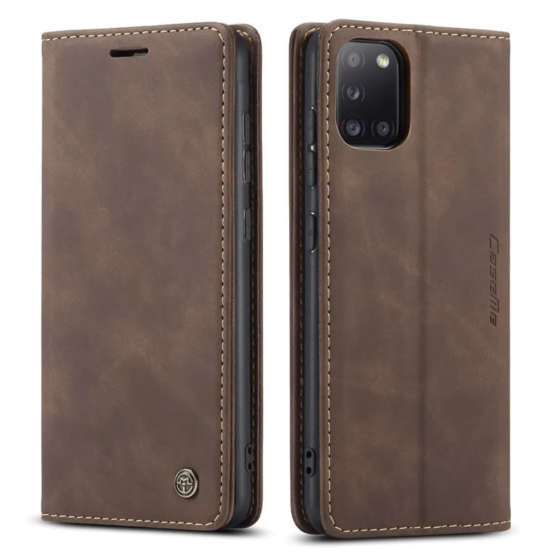 Vintage Leather Flip Case For Samsung Galaxy A31 A41 A30 A30S A40 A21S A52 A42 5G Luxury Book Cover Protective Shell Fundas | Мобильные
