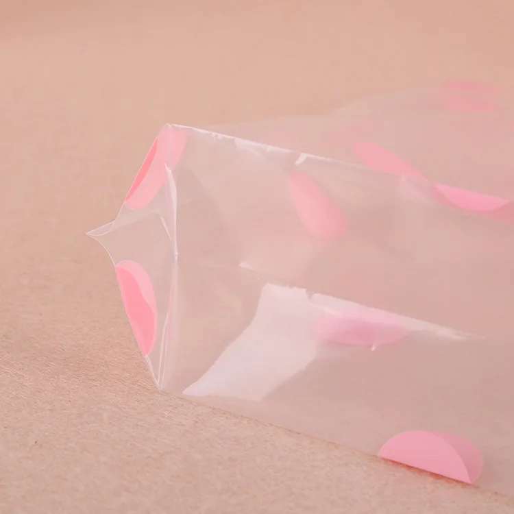 50 шт. розовый горошек ПВХ подарочные Подарочный пакет на Новый год и Рождество