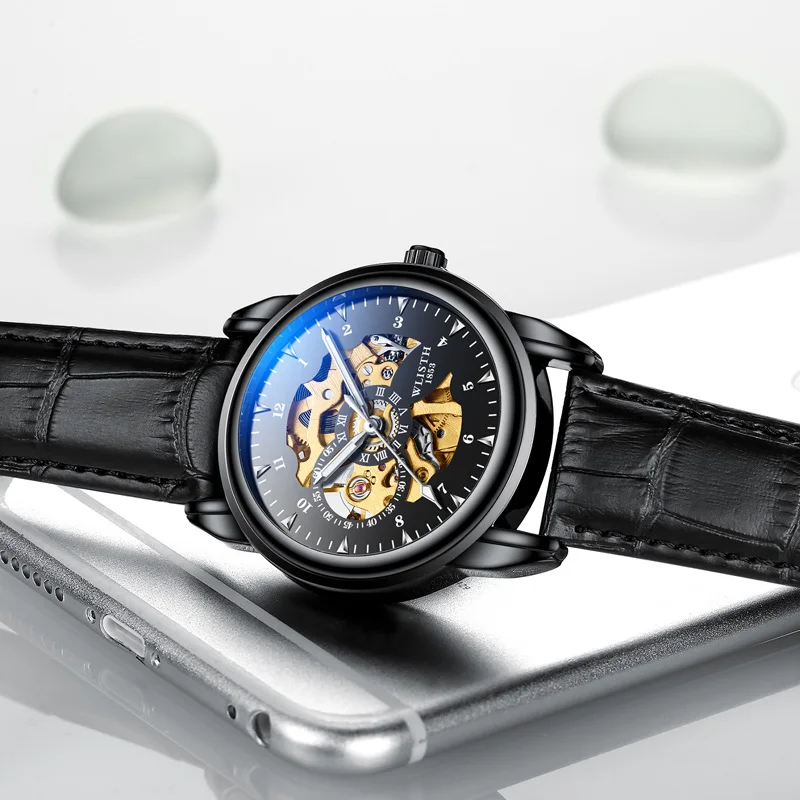 Модный кожаный Ночной светильник водонепроницаемый механизм мужской