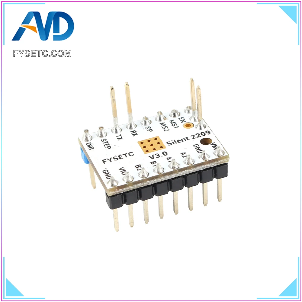 Последняя TMC2209 v3.0 3d принтер Запчасти шаговый мотор драйвер Stepsticks Mute 256 микрошагов